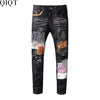 Best Design Retro Handsome Leather Clothing Men Jeans Jeans for Men Men Jeans Pants