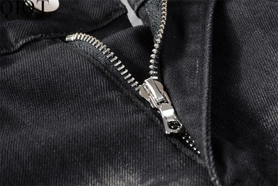 Best Design Retro Handsome Leather Clothing Men Jeans Jeans for Men Men Jeans Pants