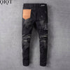 Best Design Retro Handsome Leather Clothing Men Jeans Jeans for Men Men Jeans Pants