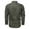 New Men's Casual Shirt Male Overshirt 2020 Military Cotton Shirts Men Brand Clothing Leisure Shirt Blouse Men Clothing